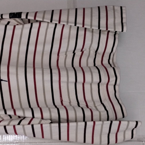 Nantucket Whaler stripe multicolor hoodie Sz medium men beachy old money preppy - Picture 3 of 11